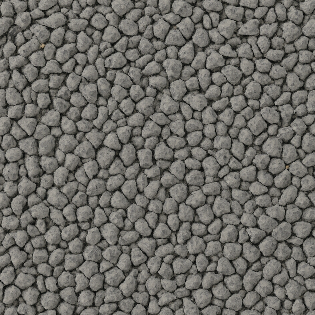 Pierre concassée en vrac