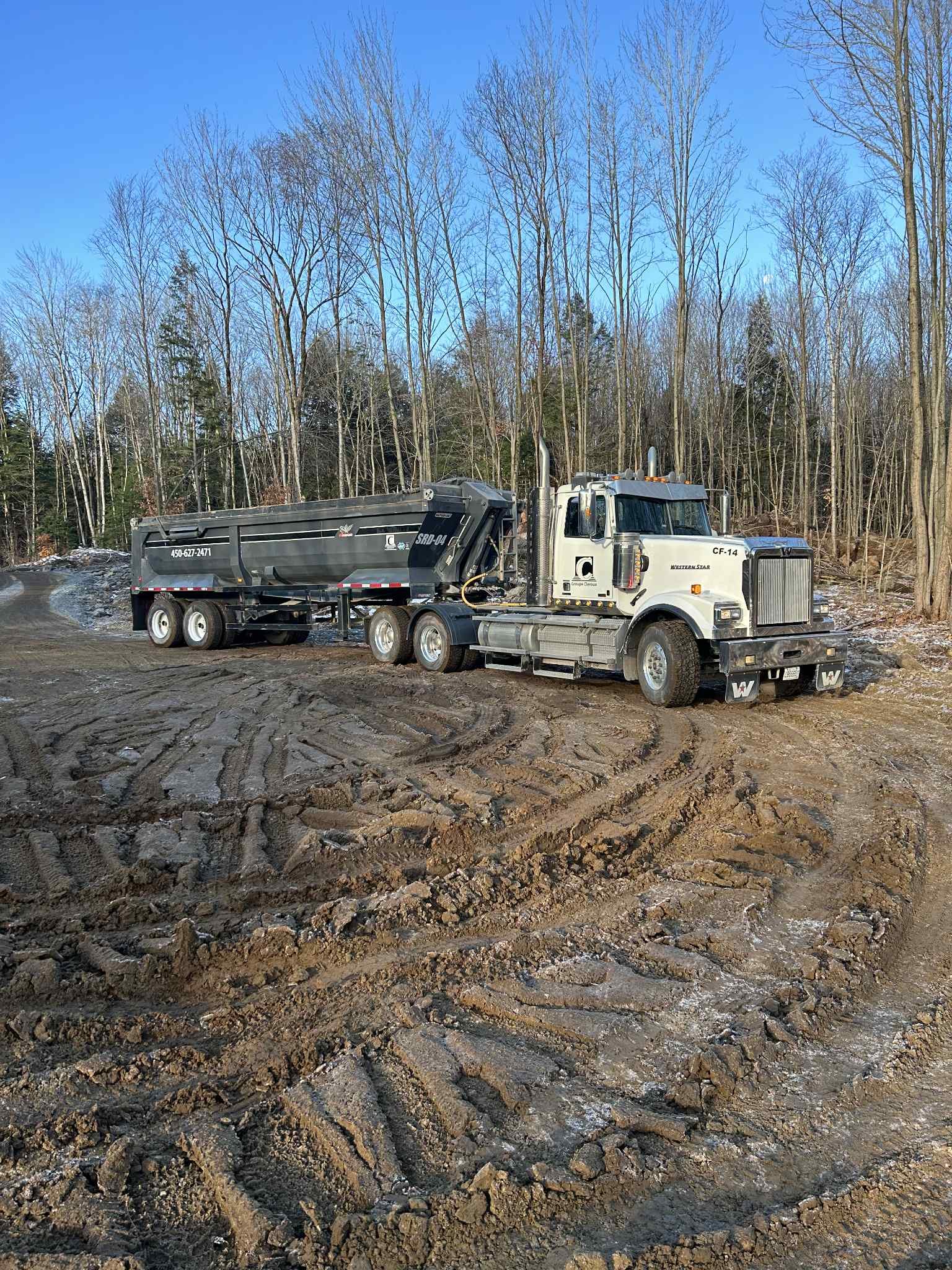 Dépôt de matériaux accepté